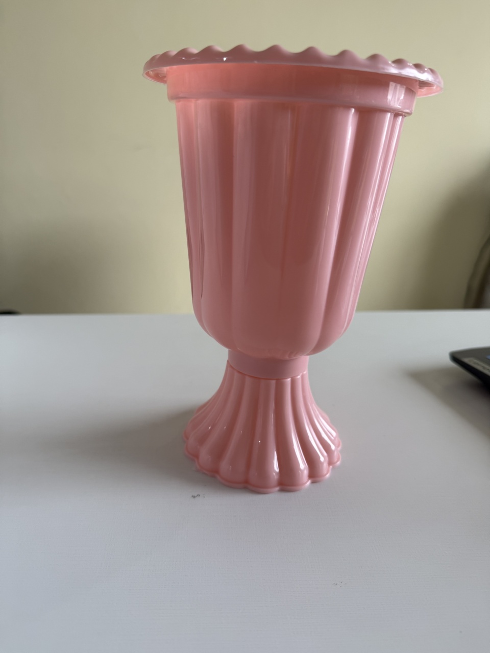 Vaso Imperial Salmão - D'fest decor- pegue e monte 