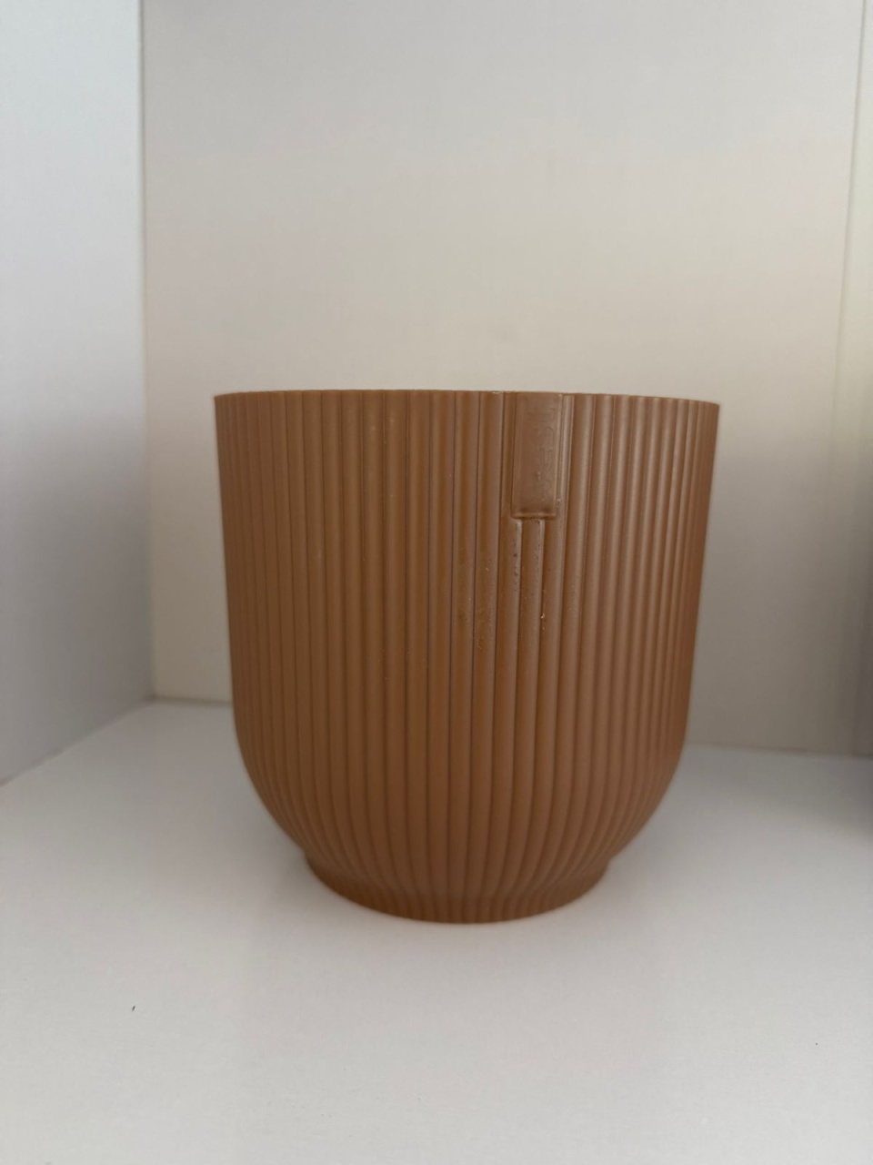 Vaso Largo Marrom Claro - D'fest decor- pegue e monte 