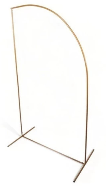 Arco Meia Lua Dourado 2X1 - D'fest decor- pegue e monte 