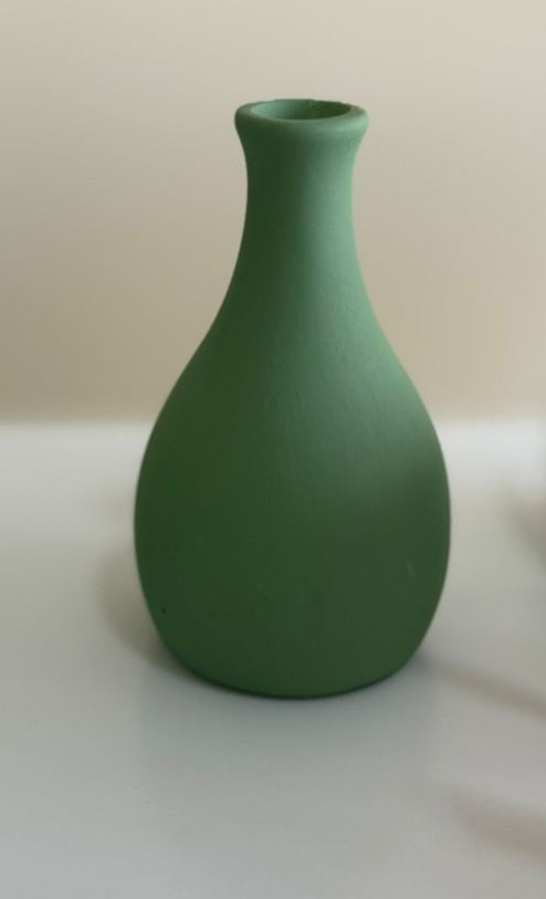 Vaso de Ceramica Verde P - D'fest decor- pegue e monte 