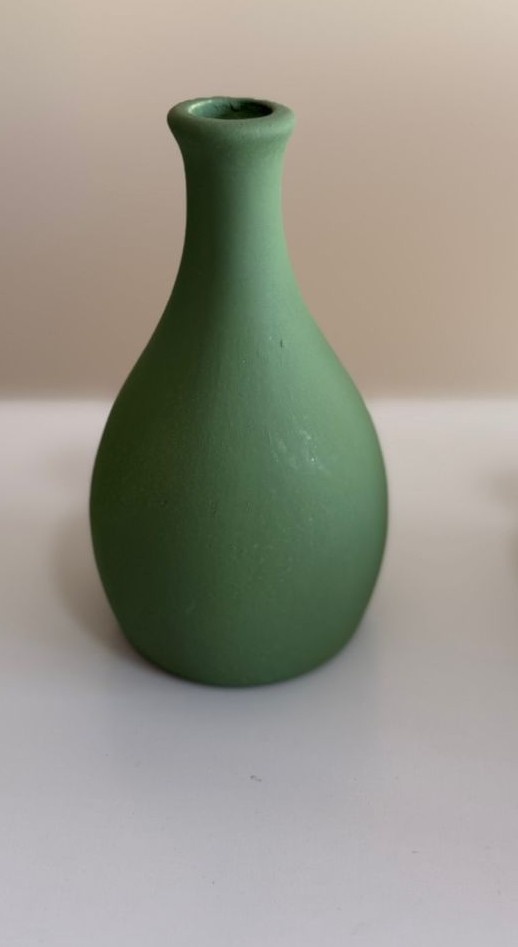 Vaso de Ceramica Verde M - D'fest decor- pegue e monte 