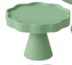 Bandeja Alta de Flor Verde Menta - D'fest decor- pegue e monte 