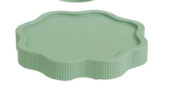 Bandeja Baixa de Flor Verde Menta - D'fest decor- pegue e monte 