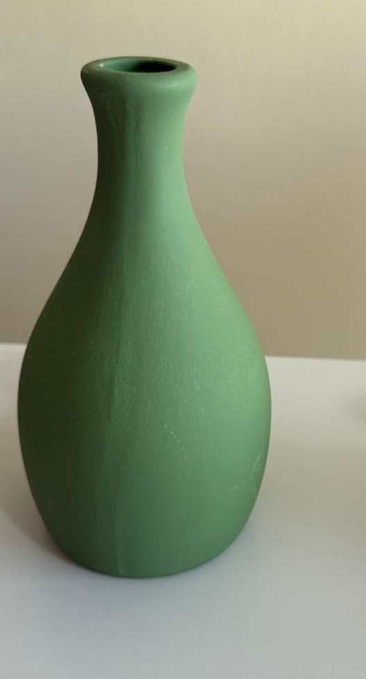Vaso de Ceramica Verde G - D'fest decor- pegue e monte 