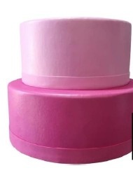 Bolo Pink E Rosa 2 and - D'fest decor- pegue e monte 
