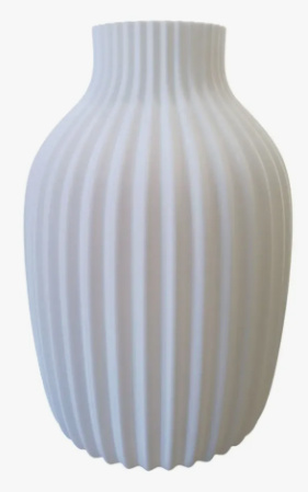 Vaso Branco Plastico - D'fest decor- pegue e monte 