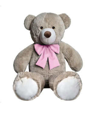 Urso Cor Avelã 50Cm M - D'fest decor- pegue e monte 