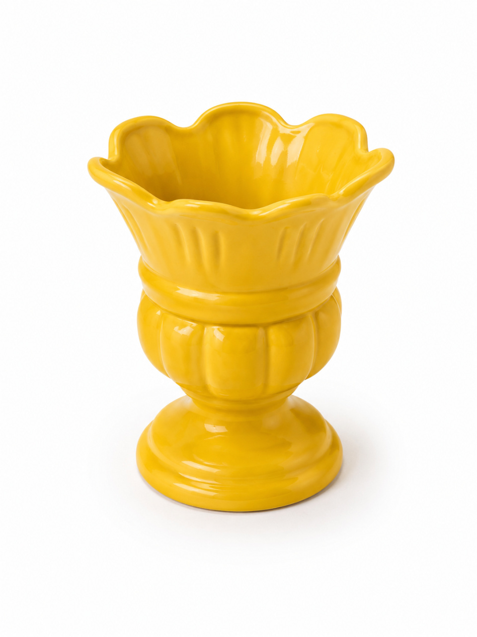 Vaso P Babado Amarelo - Lok Festas.BA