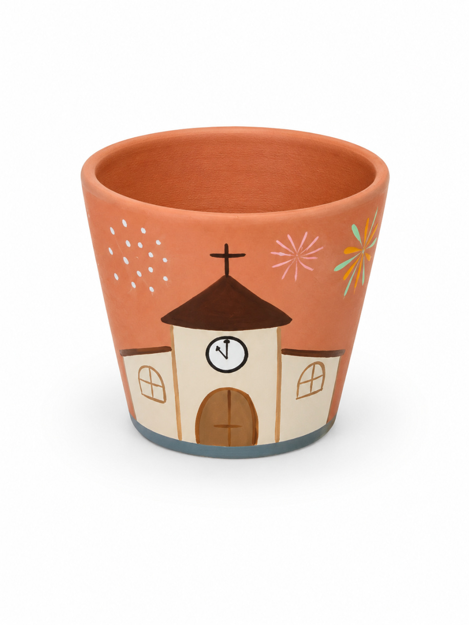 Vaso Decorado Igreja - Lok Festas.BA