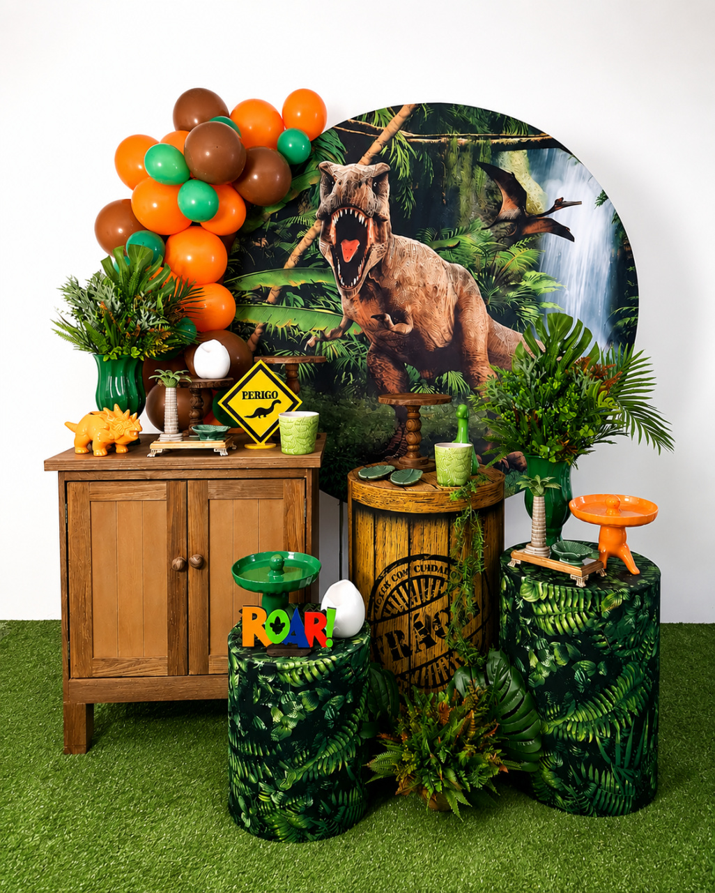 Kit Pequeno Jurassic Park 1 - Lok Festas.BA