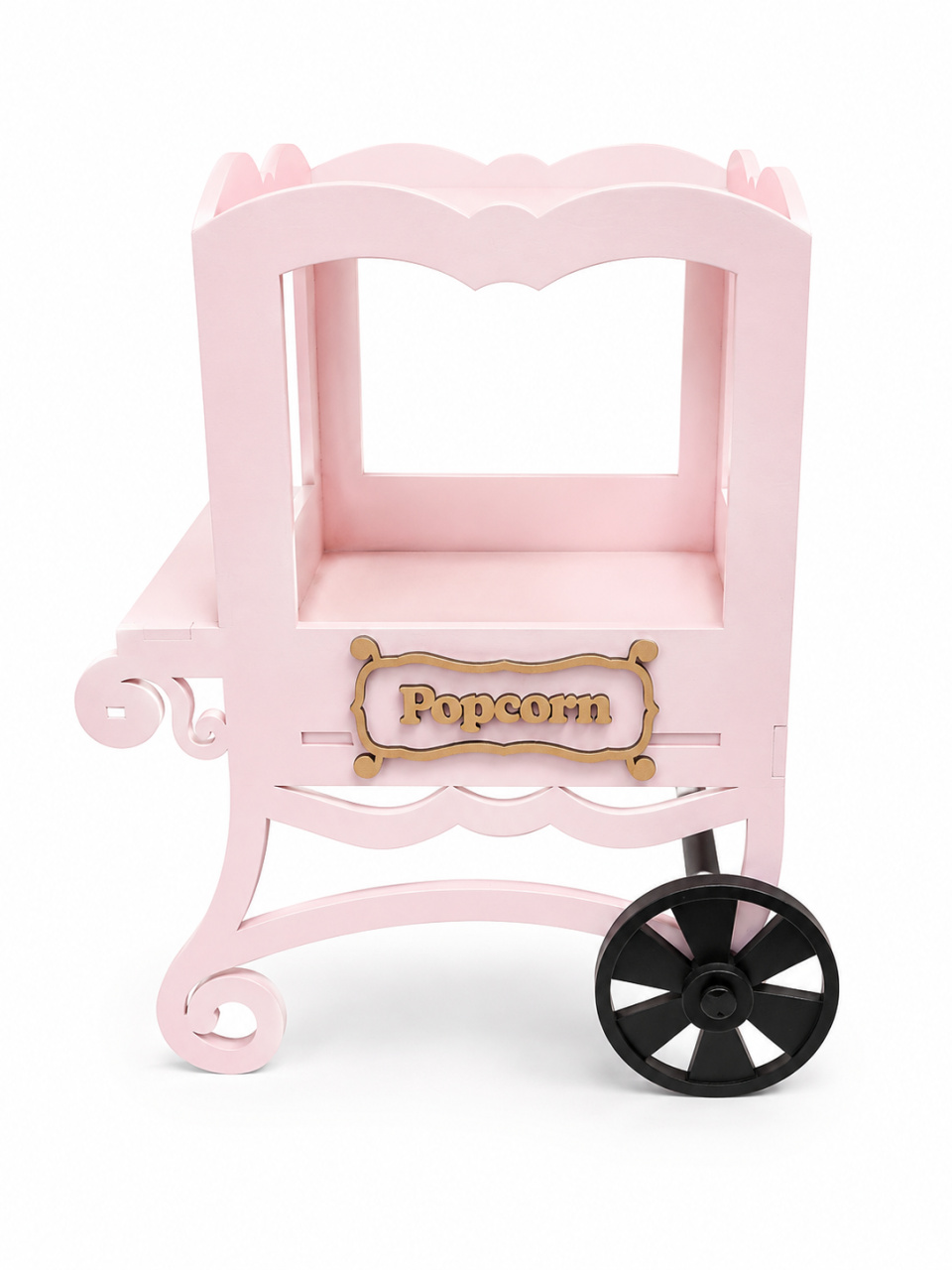 Carrinho de Pipoca Rosa - Lok Festas.BA