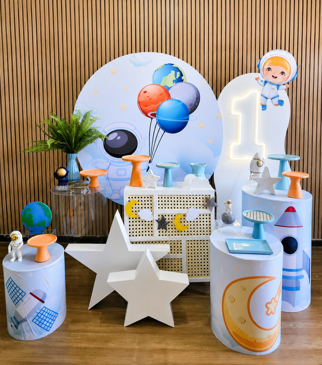 Kit Médio Astronauta 2 - Lok Festas.BA