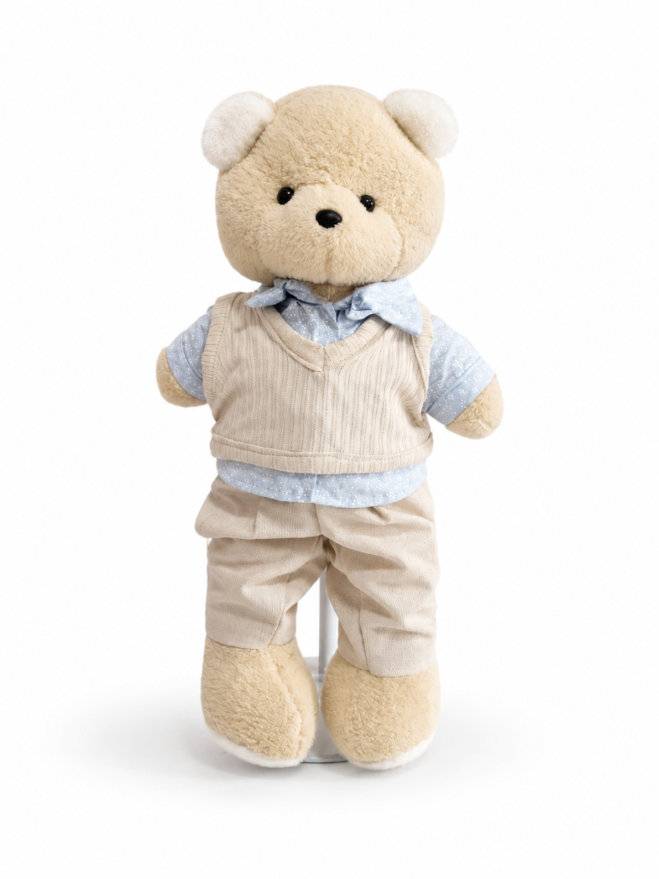 Urso Bege E Azul - Lok Festas.BA