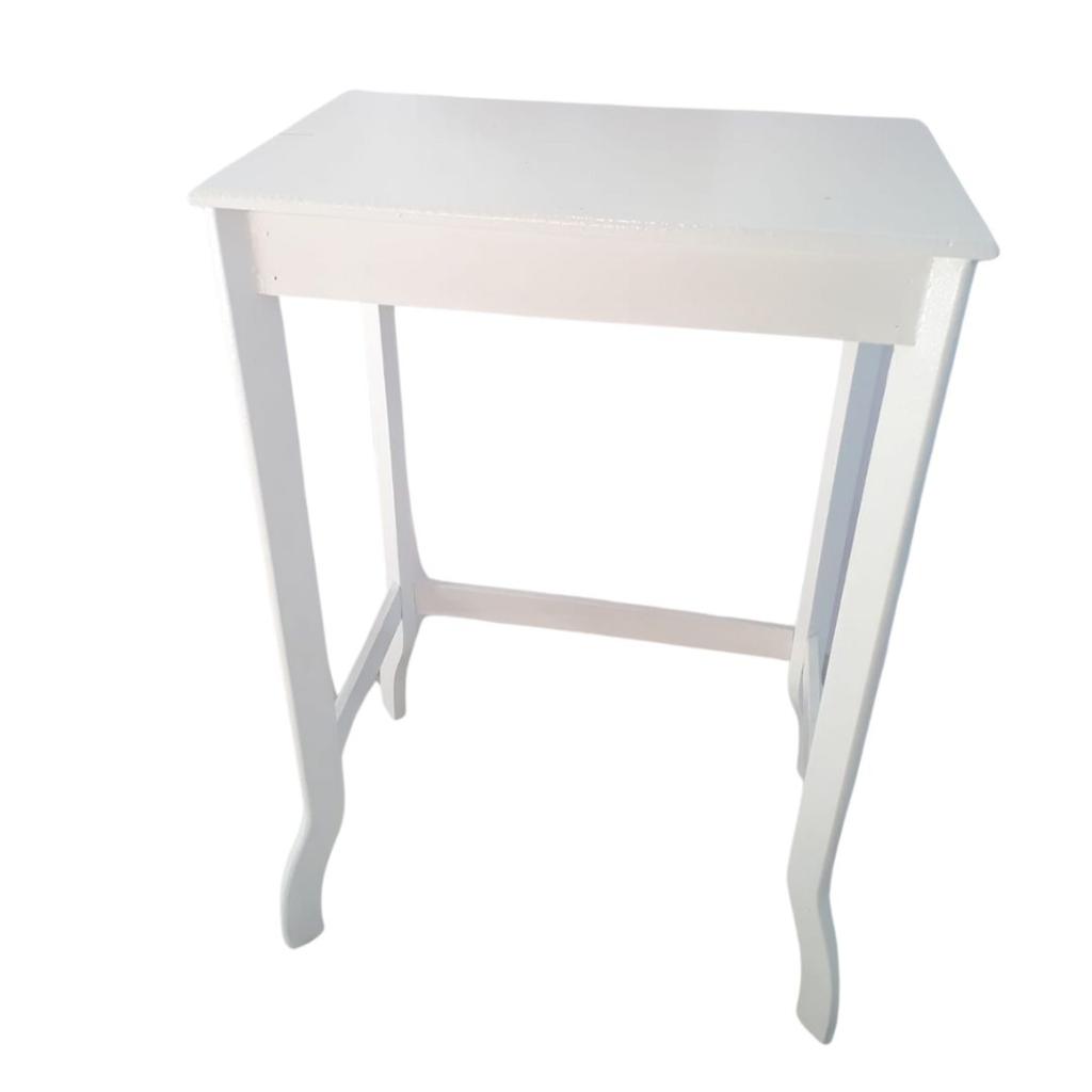 Mesa Retangular Branca G - Branco - Rocha Decorações