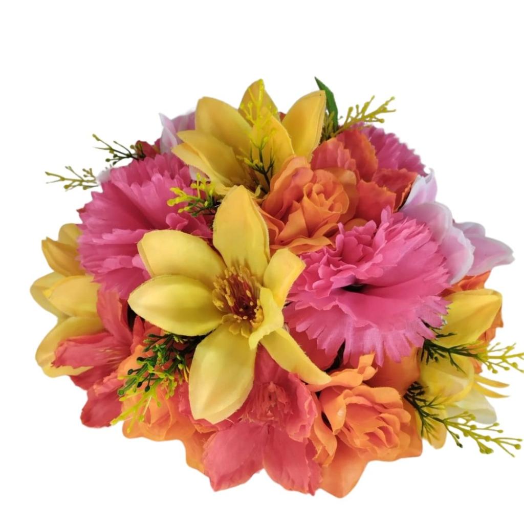 Arranjo de Flor Montado Colorido - Rocha Decorações
