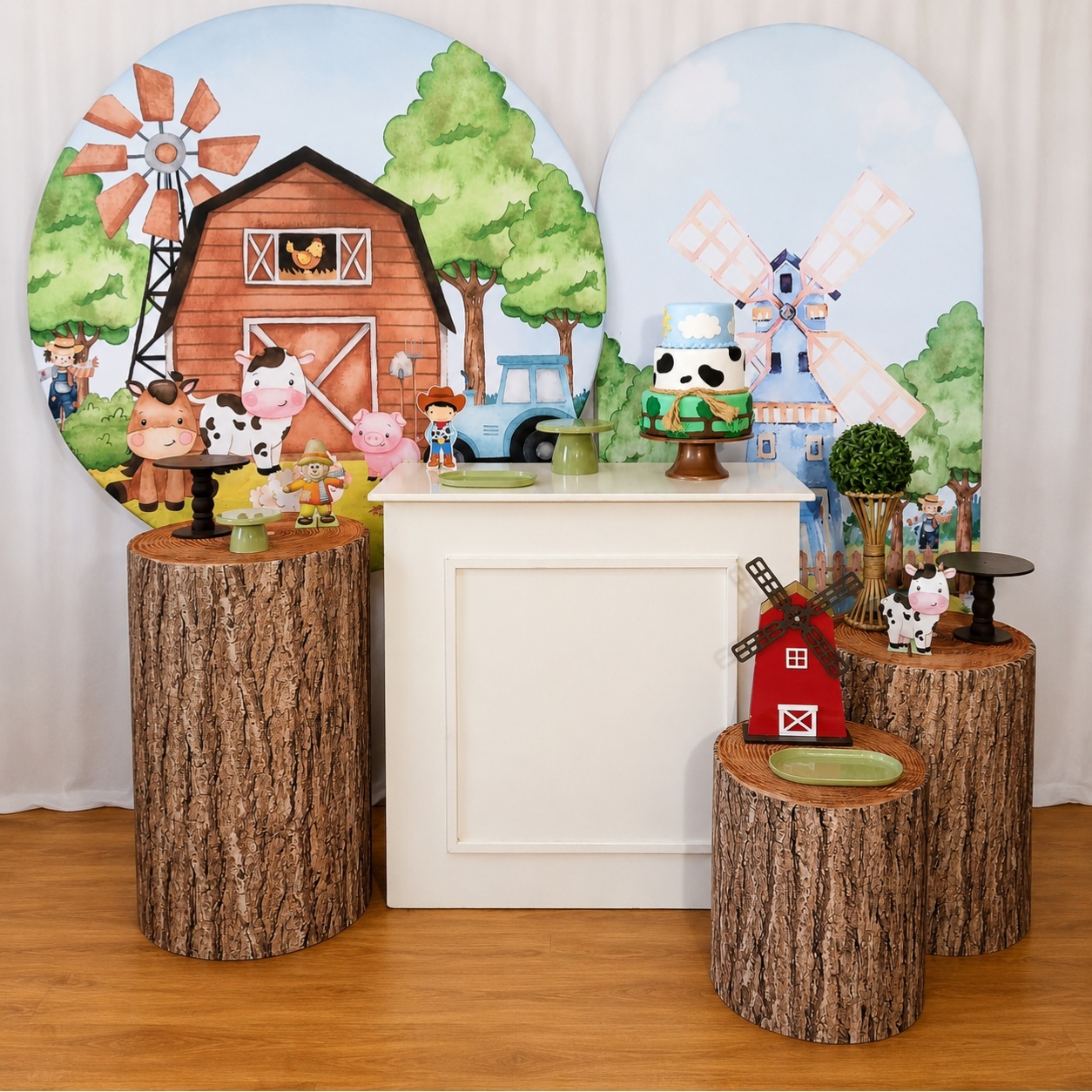 Fazendinha Menino Kit Master Ii - Rocha Decorações Pegue e Monte Itatiba