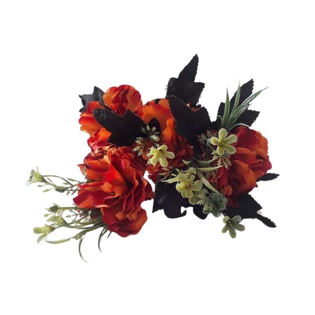 Buque Floral Flores Alaranjada - Rocha Decorações