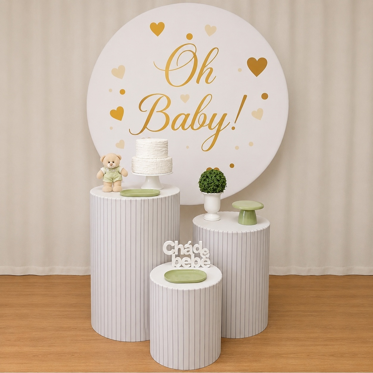 VERDE CHA DE BEBE MENINO KIT ESSENCIAL