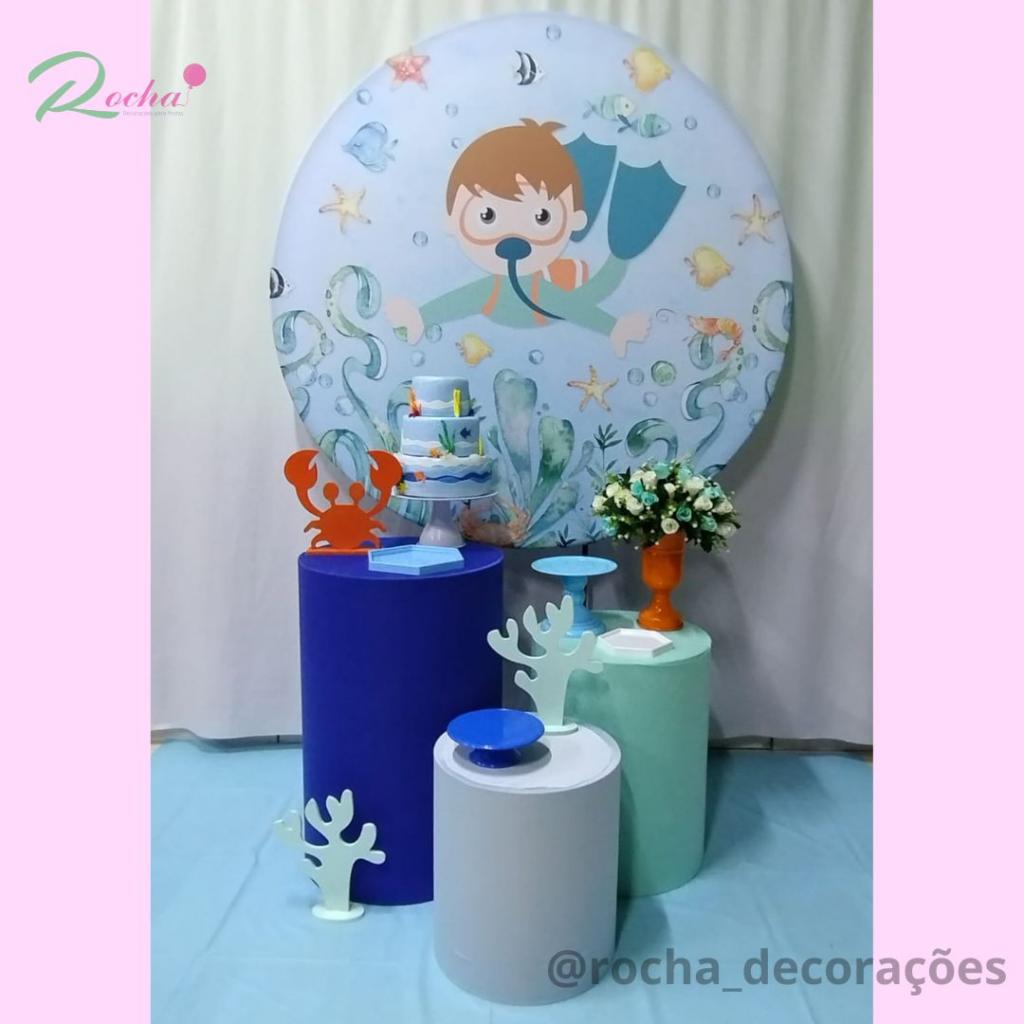 Fundo Do Mar Kit Essencial - Rocha Decorações