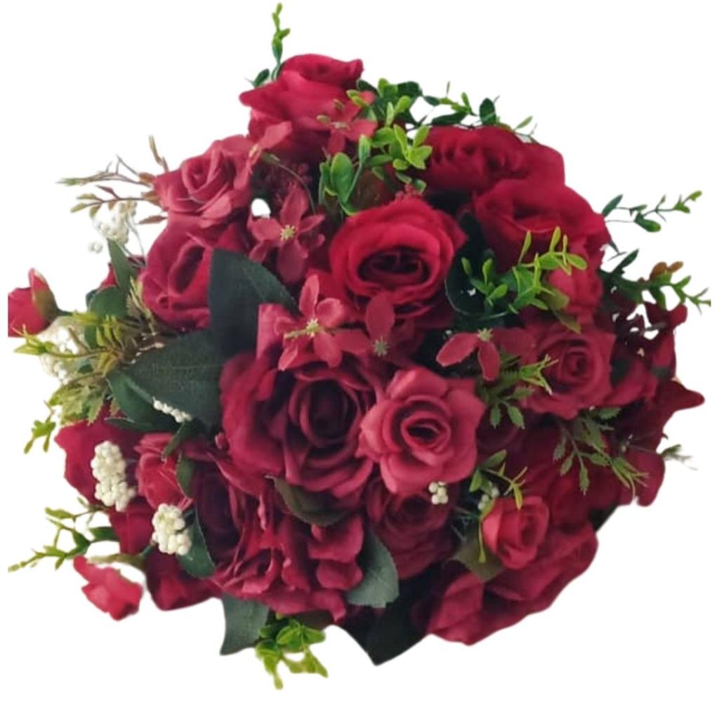 Arranjo de Flor Marsala - Marsala - Rocha Decorações