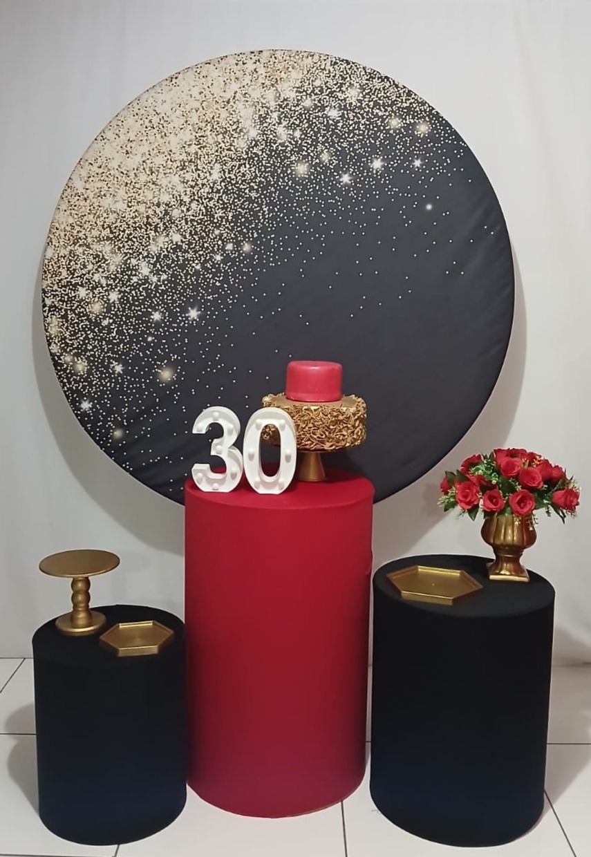 Vermelho E Preto Kit Essencial - Rocha Decorações