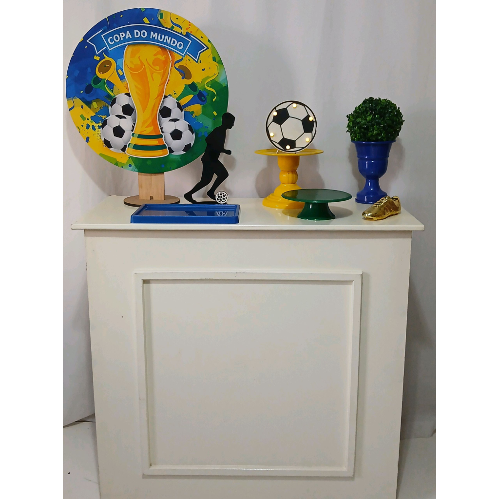 Copa Futebol Kit Festa Na Mesa - Rocha Decorações