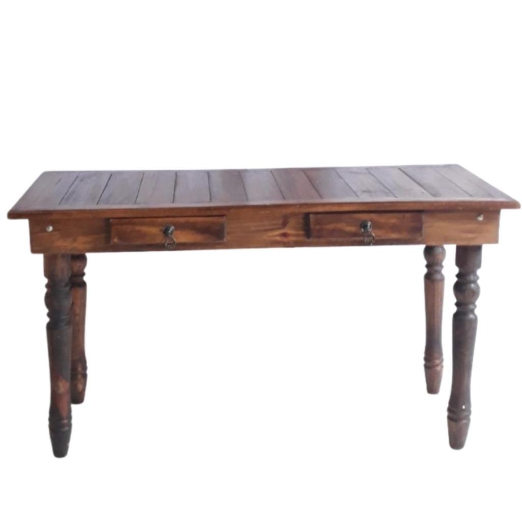 Mesa Rustica Pinus 1,60M - Rocha Decorações