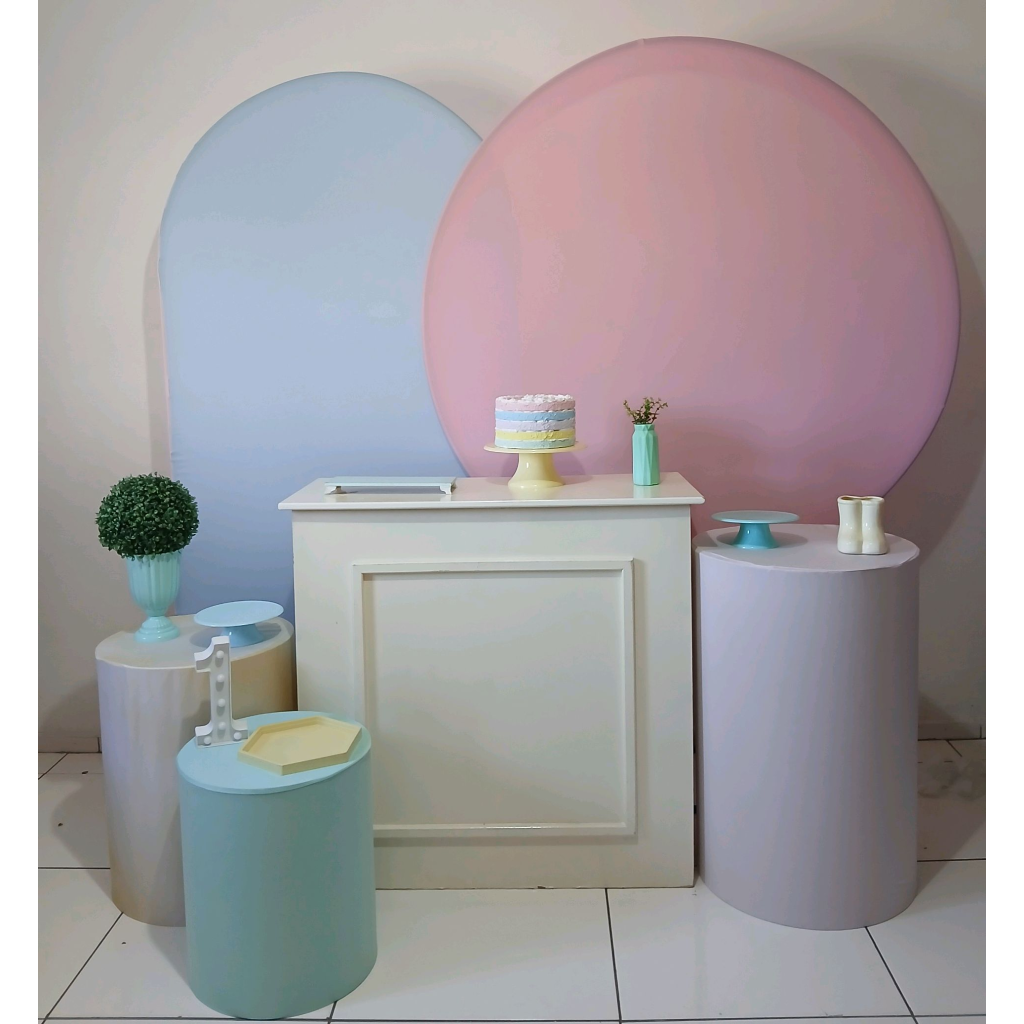 Candy Colors Base Para Incluir Temas - Rocha Decorações