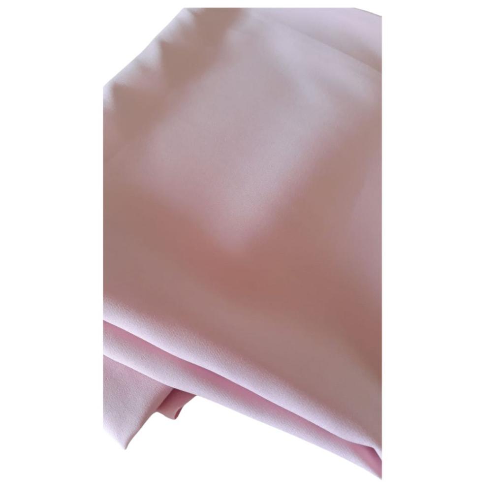 Tecido Rosa Claro Com Barra Para Cortina - Rocha Decorações