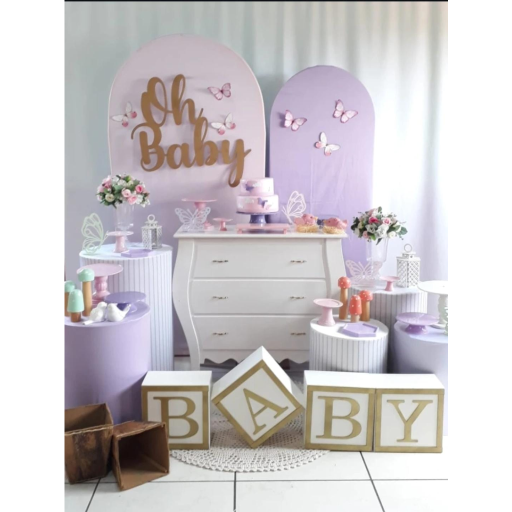 Borboleta Cha de Bebe Composição - Rocha Decorações