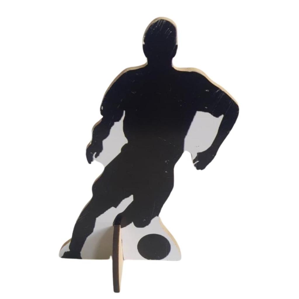Jogador Sombra Futebol Displays Mdf - Rocha Decorações