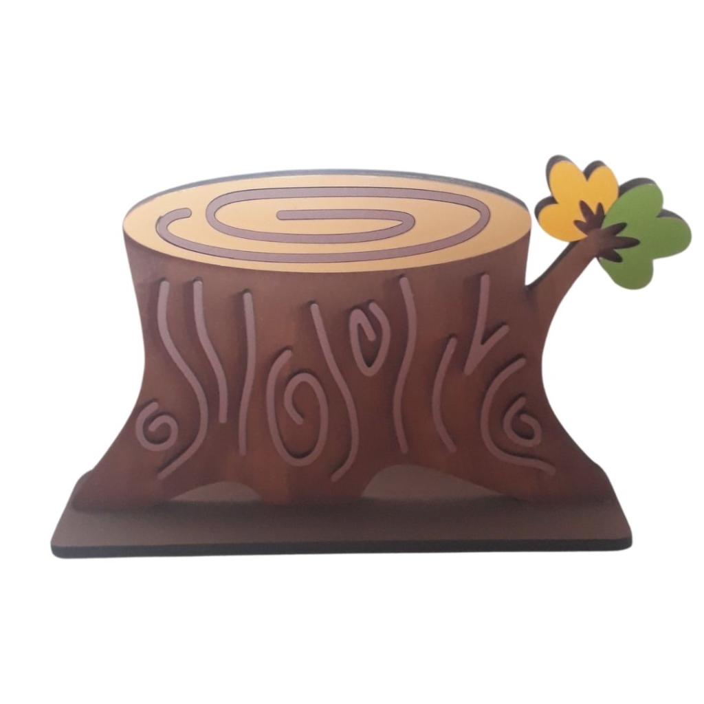 Tronco de Arvore 3D - Rocha Decorações