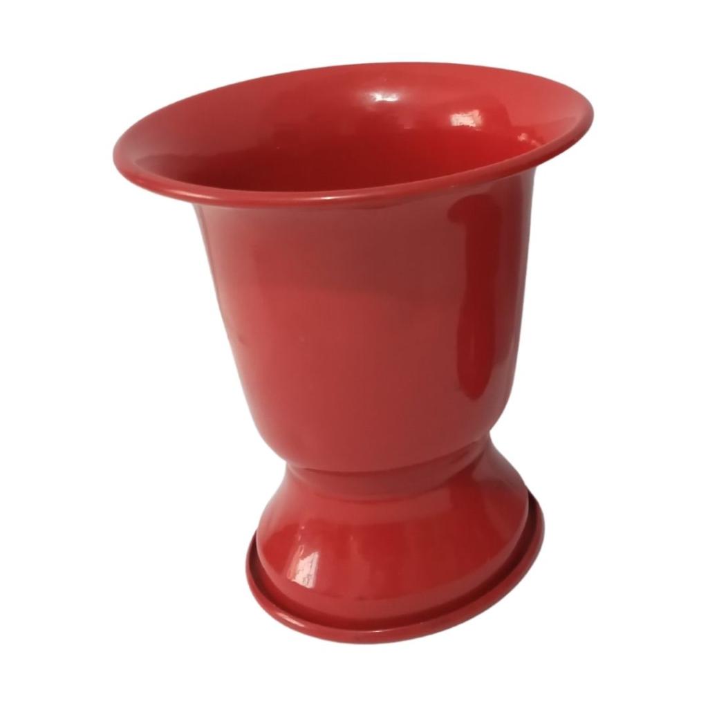 Vaso Tulipa Vermelho - Rocha Decorações