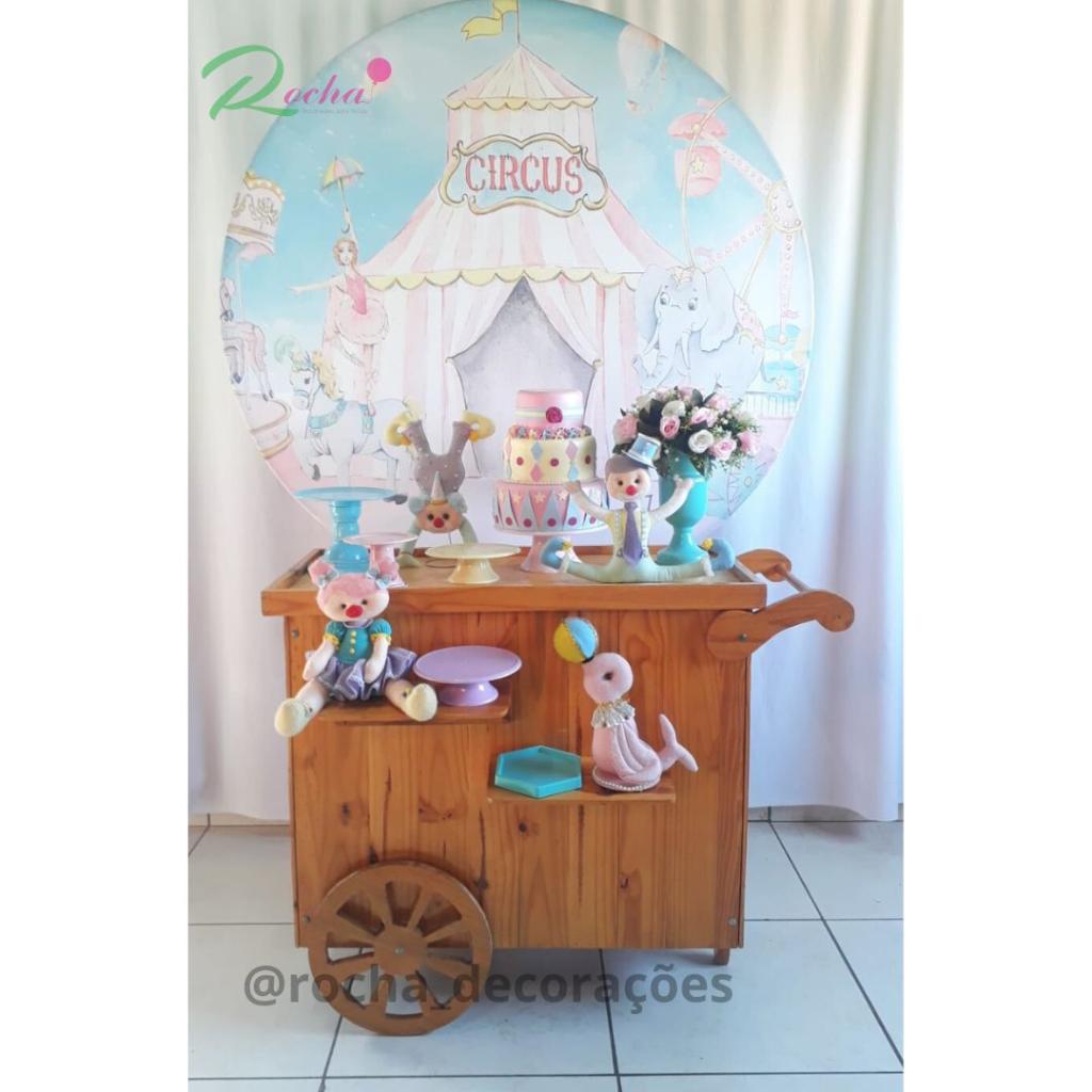 Circo Rosa Pocket Composição - Rocha Decorações