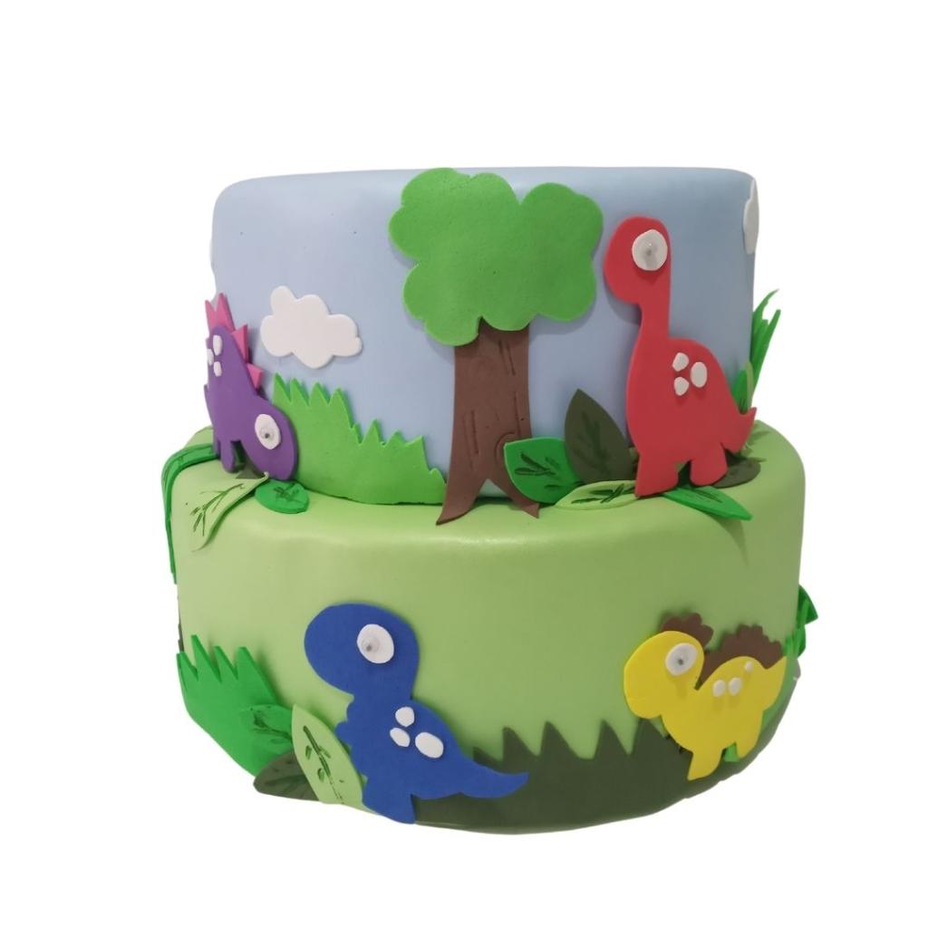 Bolo Cenógrafico/ Fake Dino Baby - Rocha Decorações
