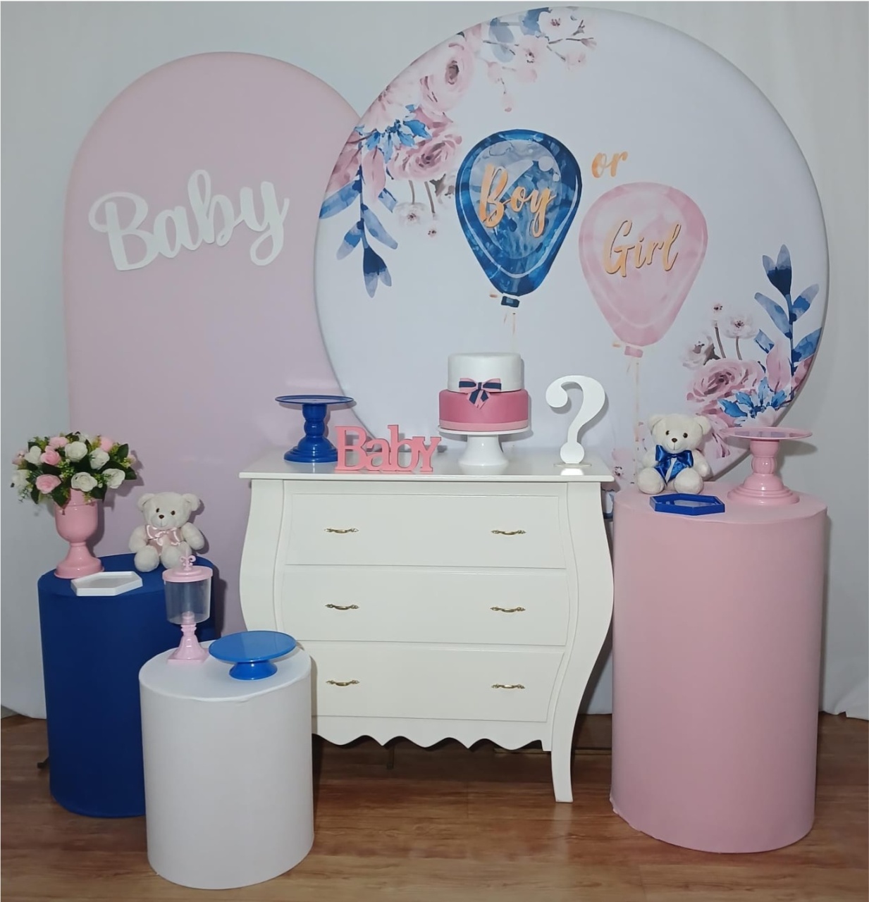 Boy Ir Girl Cha Revelação Kit Master - Rocha Decorações