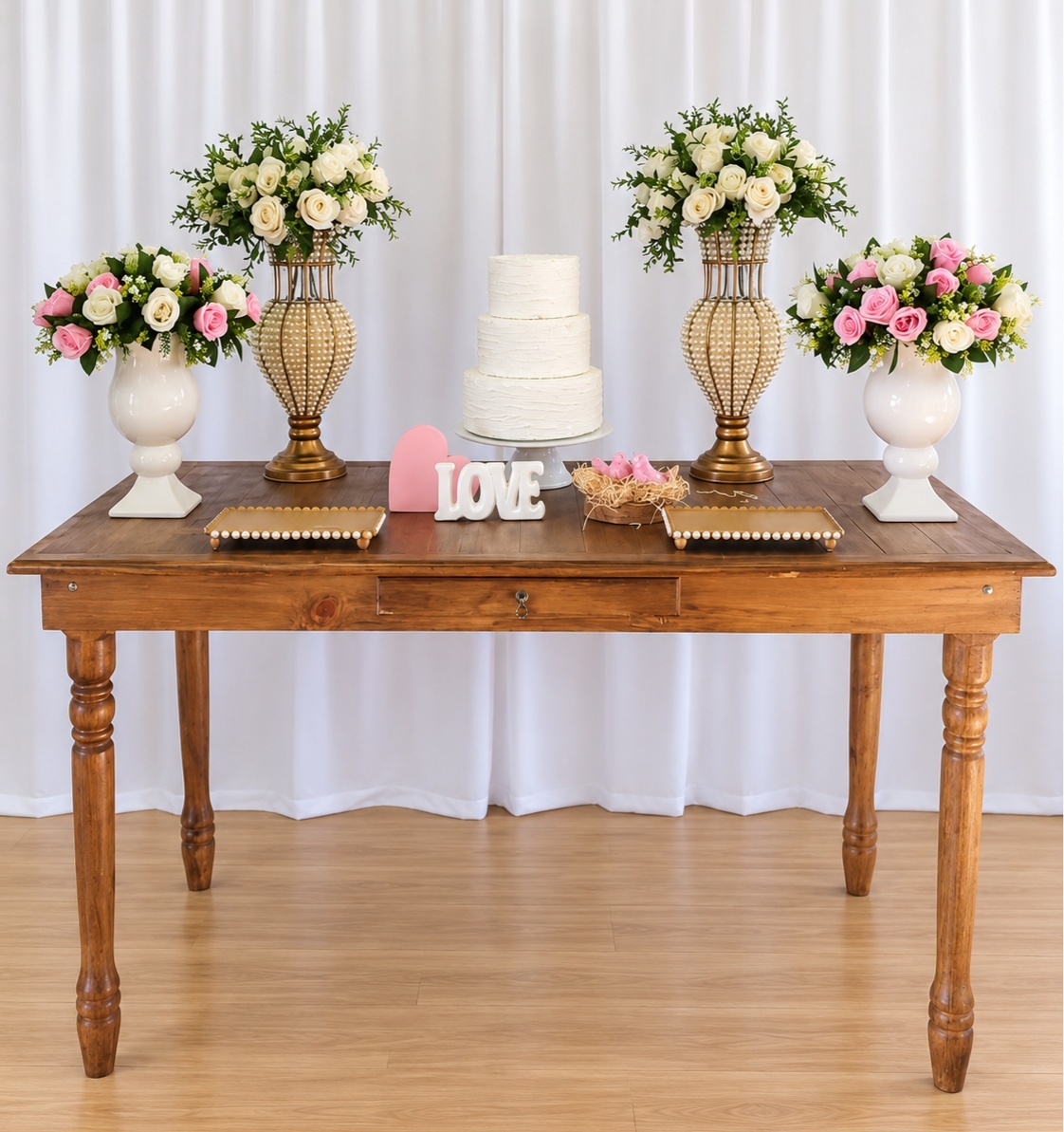 Noivado E Casamento Composição K-5755 - Rocha Decorações Pegue e Monte Itatiba