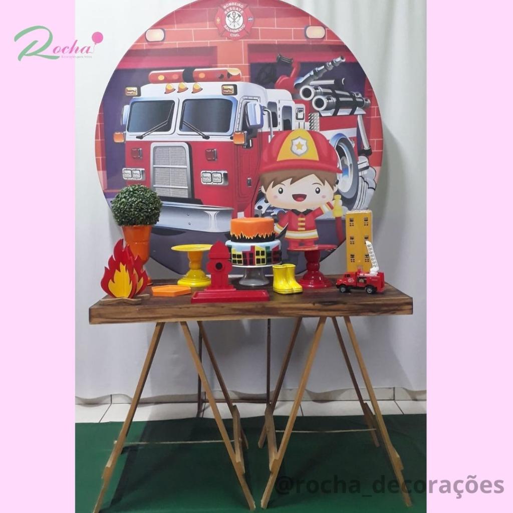 Bombeiro Composição I - Rocha Decorações
