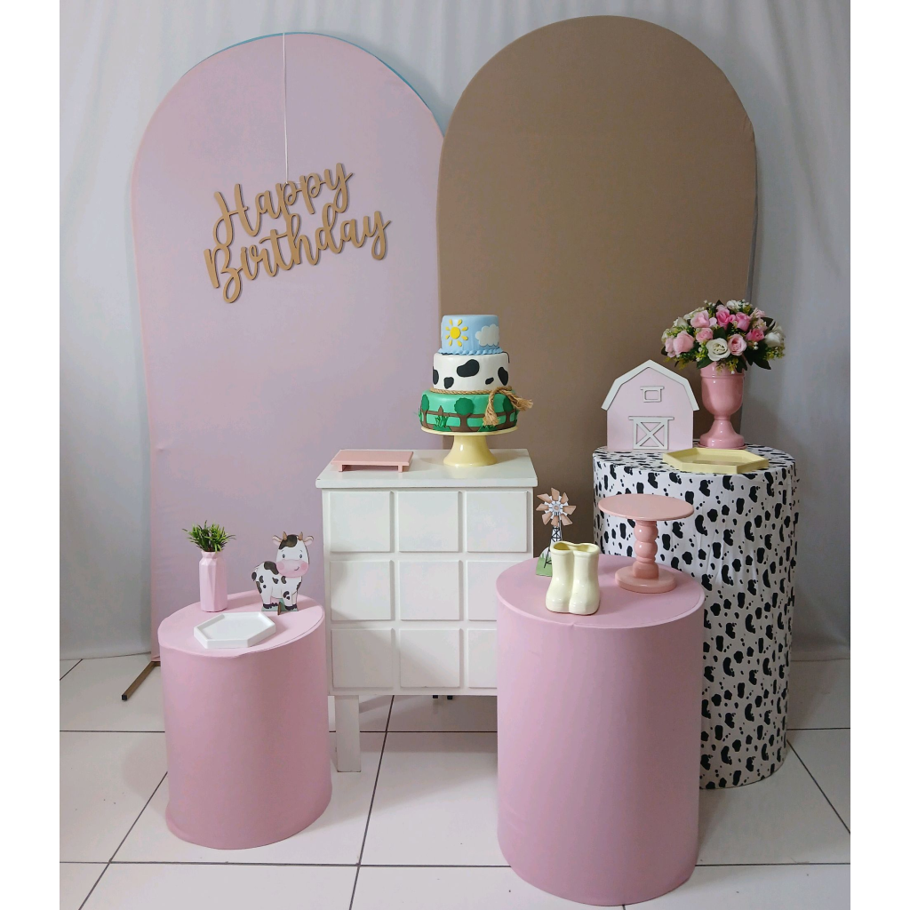 Fazendinha Rosa Composição 0054 - Rocha Decorações