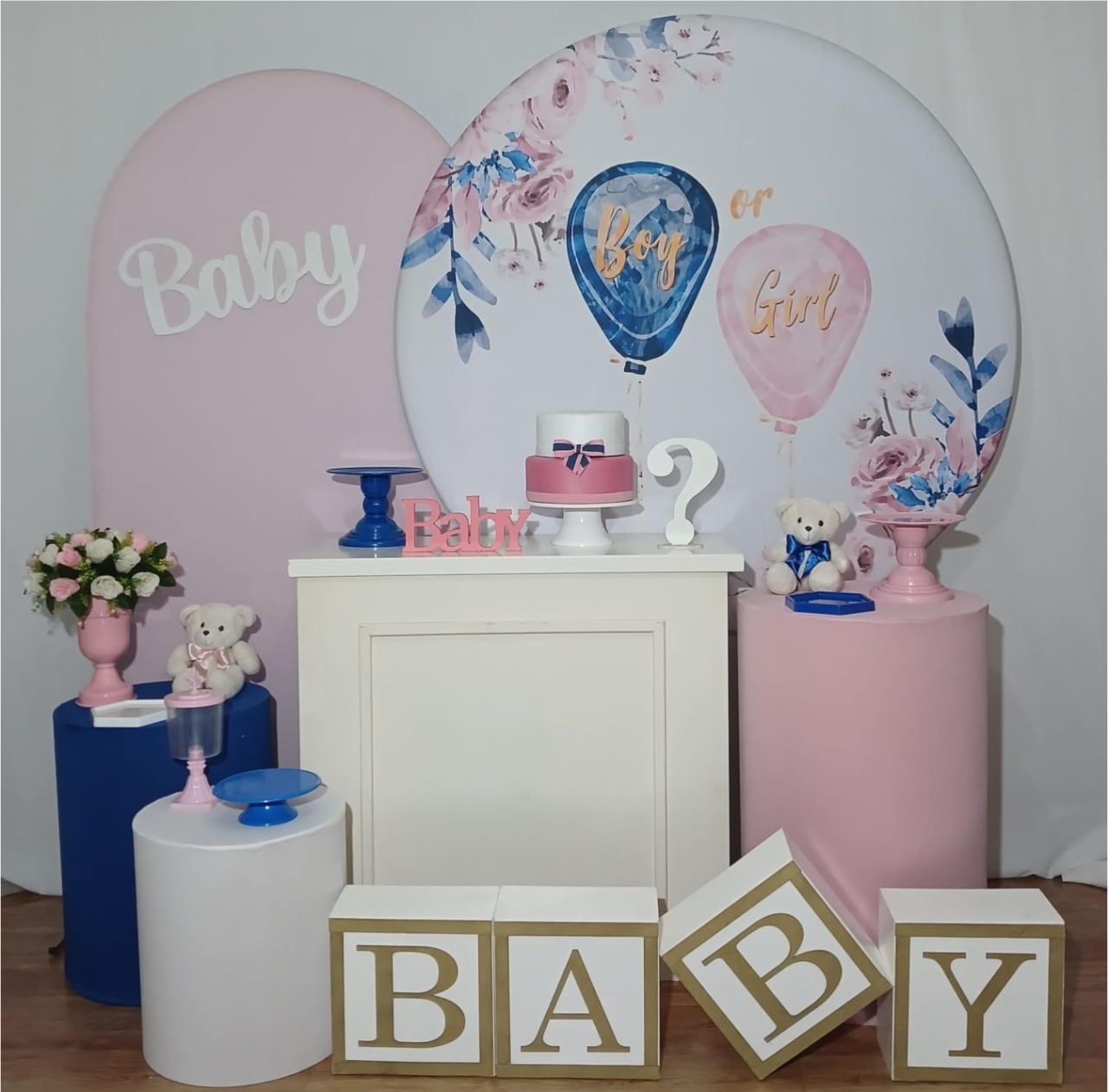 BOY OR GIRL CHA REVELAÇÃO KIT MASTER COM ADICIONAL