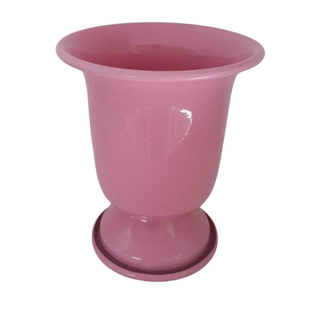 Vaso Tulipa Rosa P - Rocha Decorações