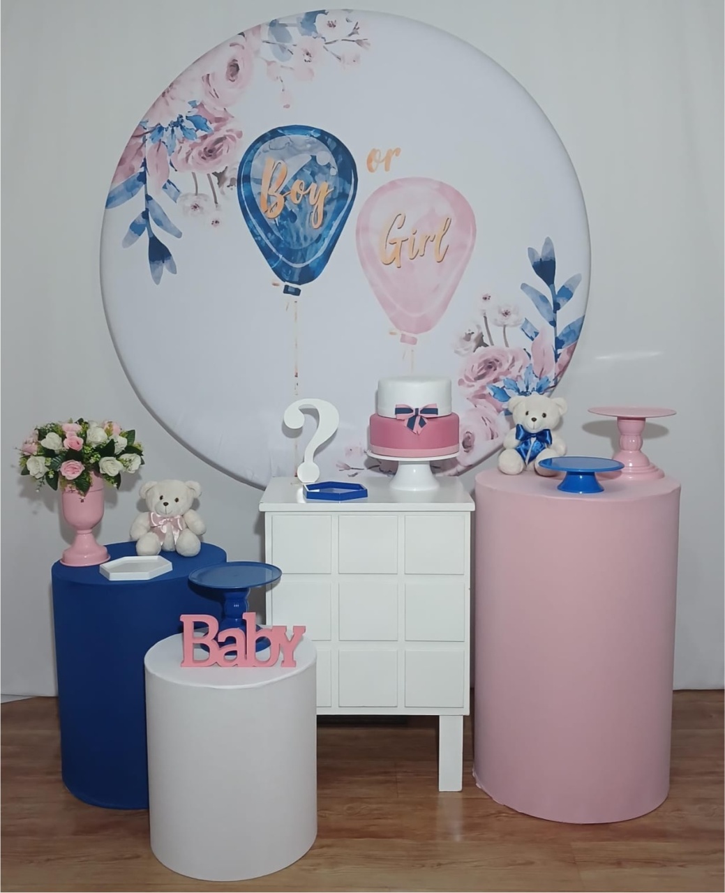 Boy Ir Girl Cha Revelação Kit Plus - Rocha Decorações