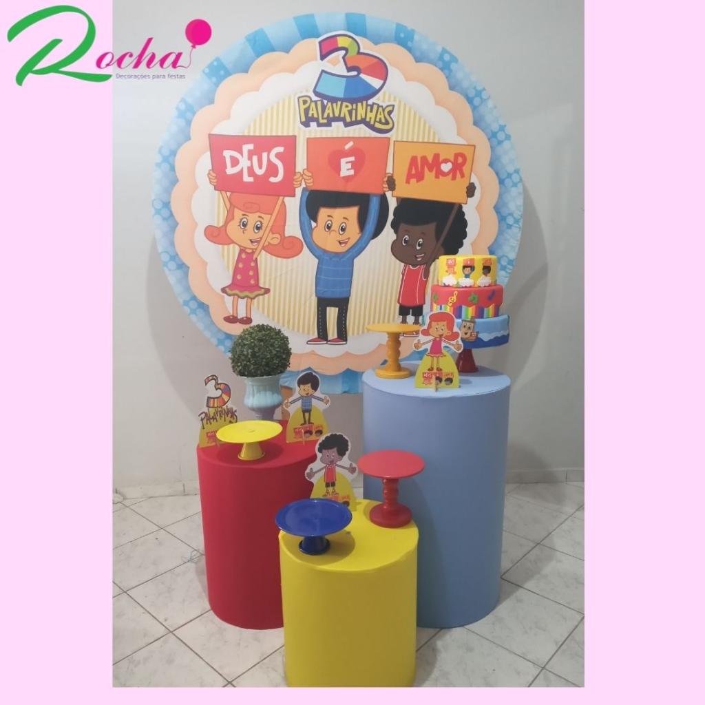 Três Palavrinhas Menina Kit Essencial - Rocha Decorações