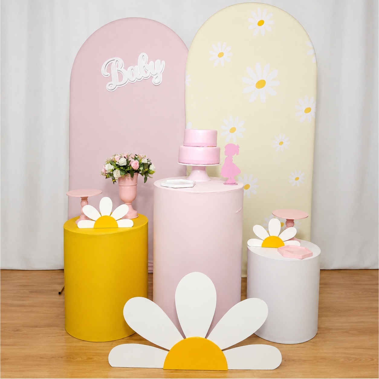 Margarida Cha de Bebe Kit Duo Romano K5402 - Rocha Decorações Pegue e Monte Itatiba