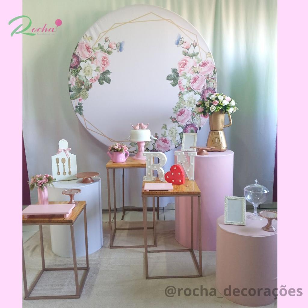 Cha de Cozinha Floral I Composição - Rocha Decorações