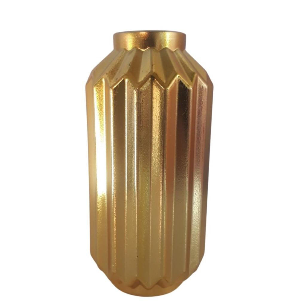 Vaso Glam Dourado - Rocha Decorações