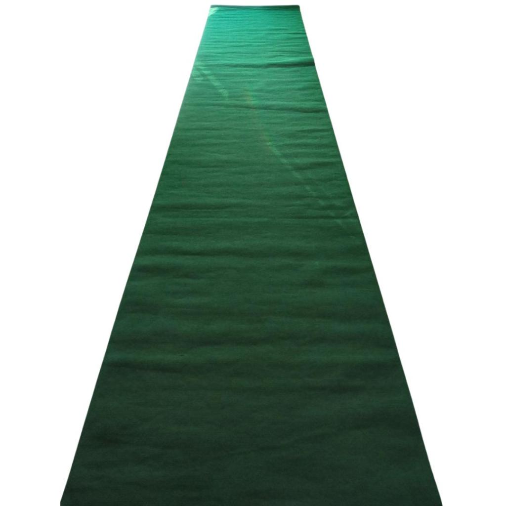 Tapete / Passarela Para Casamento Verde 5 Metros - Rocha Decorações