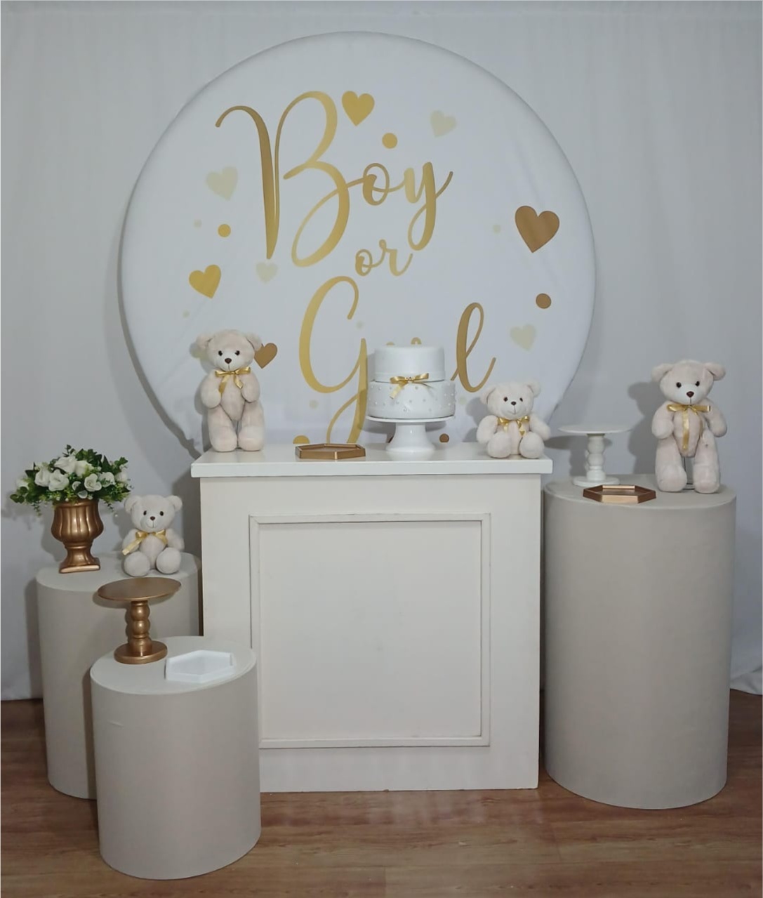 REVELAÇÃO BRANCO E DOURADO KIT PLUS K7600