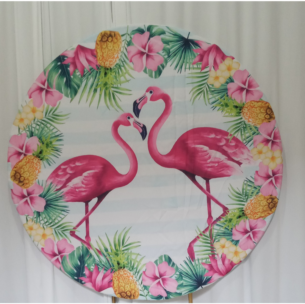Capa Para Painel Flamingo 1,20M. - Rocha Decorações