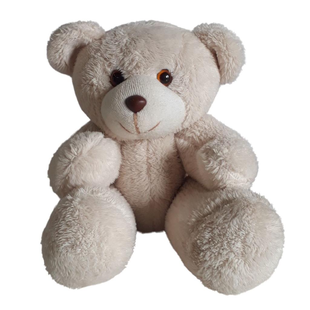 Urso Pelucia Cor Palha - Rocha Decorações